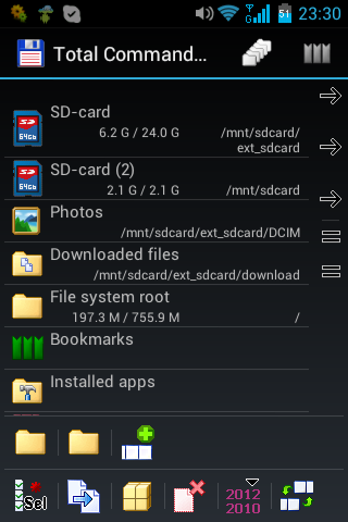 Total Commander application Total Commander application